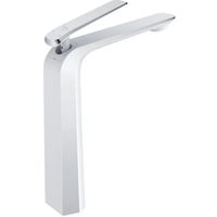 Смеситель для раковины Rose R13F R1311F Белый Хром — фото 1, Смесители для раковины