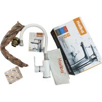 Смеситель для кухни Haiba Белый Хром арт-HB73505-8 — фото 4, Смесители для кухни