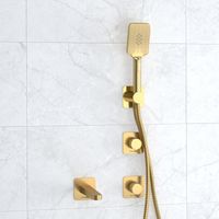 Товар: A8251.306.308.285.194.201 Встраиваемый комплект для ванны с лейкой и изливом - фото 2 A8251.306.308.285.194.201 Встраиваемый комплект для ванны с лейкой и изливом — фото 2, Смесители