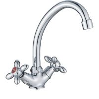 Смеситель для кухни Haiba HB4927 Хром — фото 1, Смесители для кухни