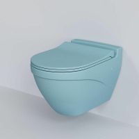 Товар: Унитаз Ambassador Nord 133T20801 подвесной Голубой матовый без сиденья - фото 7 Унитаз Ambassador Nord 133T20801 подвесной Голубой матовый без сиденья — фото 7, Унитазы