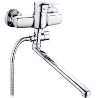 Смеситель для ванны G-Lauf ZDN6-A183 универсальный Хром — фото 1, Смеситель для ванны