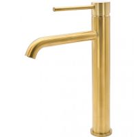 Смеситель для раковины Milacio Ultra MCU.551.GD золотой / однорычажный / нержавеющая сталь / глянцевый / Испания — фото 1, Смесители для раковины