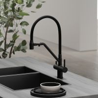 Товар: Смеситель для кухни Sancos Dora SC4003MB Черный матовый - фото 3 Смеситель для кухни Sancos Dora SC4003MB Черный матовый — фото 3, Смесители для кухни