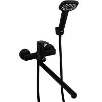 Смеситель для ванны Melodia della vita Waltz MDV30141bk универсальный Черный — фото 1, Смеситель для ванны