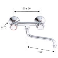 Товар: Смеситель для кухни Remer Export 41EX Хром - фото 2 Смеситель для кухни Remer Export 41EX Хром — фото 2, Смесители для кухни