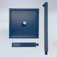 Душевая система ALMAes Teivaz TVZ-1805 Черная матовая — фото 6, Встраиваемые душевые комплекты