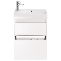 Товар: Тумба SLIM, 65 см, подвесная/напольная, 2 ящика, белый глянец арт-99.0401 - фото 9 Тумба SLIM, 65 см, подвесная/напольная, 2 ящика, белый глянец арт-99.0401 — фото 9, Тумбы под раковину