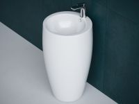 Товар: Раковина Laguraty 48 0001K Белая - фото 5 Раковина Laguraty 48 0001K Белая — фото 5, Раковины напольные