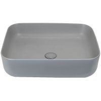 Раковина-чаша Bronze de Luxe Scandi 50 6127-GM Серая матовая — фото 4, Раковины накладные