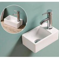 Раковина CeramaLux 30 9048GTL Белая — фото 2, Раковины