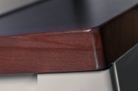 Столешница под раковину Jorno Wood 122 Wood.06.122/DW Темное дерево — фото 9, Столешницы под раковину