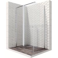 Душевой уголок Ambassador Nord 120х80 13011107 профиль Хром стекло прозрачное — фото 1, Душевые уголки