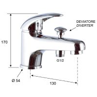 Товар: Смеситель на борт ванны Remer Ten T04 Хром - фото 2 Смеситель на борт ванны Remer Ten T04 Хром — фото 2, Смесители на борт ванны