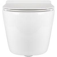 Унитаз Bond F01-10 подвесной Белый с сиденьем Микролифт — фото 20, Подвесные унитазы