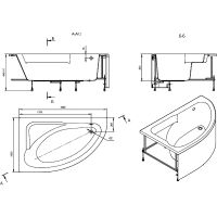 Акриловая ванна Roca Welna 160x100 L 248642000 без гидромассажа — фото 2, Акриловые ванны