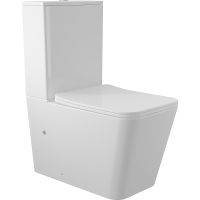 Унитаз компакт Aqueduto Macio AQDSMAC10 с бачком и сиденьем Микролифт — фото 1, Напольные унитазы