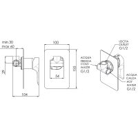 Товар: Смеситель для душа Remer Infinity I30VO Бронза - фото 2 Смеситель для душа Remer Infinity I30VO Бронза — фото 2, Смеситель для душа
