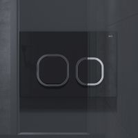 Товар: Клавиша смыва Iddis Uniglass UNG01BCi77 Черная Хром - фото 4 Клавиша смыва Iddis Uniglass UNG01BCi77 Черная Хром — фото 4, Кнопки смыва