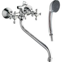 Смеситель для ванны Haiba HB2208 универсальный Хром — фото 1, Для душа и ванны