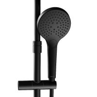 Товар: Душевая система Keuco Plan Blue 53926372321 с термостатом Черная матовая - фото 2 Душевая система Keuco Plan Blue 53926372321 с термостатом Черная матовая — фото 2, Душевые системы