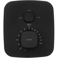 Смеситель для душа Swedbe Platta 9032B с термостатом Черный матовый — фото 4, Смеситель для душа