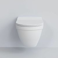 Унитаз Ambassador Nord 133T20101 подвесной Белый матовый без сиденья — фото 2, Подвесные унитазы