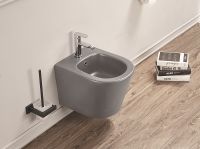 Товар: Биде CeramaLux 5330MH подвесное Светло-серое - фото 2 Биде CeramaLux 5330MH подвесное Светло-серое — фото 2, Биде