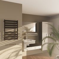 Электрический полотенцесушитель Altasan Ронда 5 Проф 80х50 Ронда5Проф8050ЧМ Черный муар — фото 8, Электрические полотенцесушители