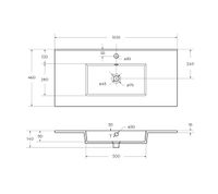 Товар: Керамическая раковина CEZARES CZR-8002-100 - фото 4 Керамическая раковина CEZARES CZR-8002-100 — фото 4, Раковины
