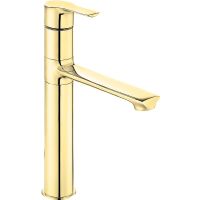 Смеситель для раковины E.C.A. Luna 102808949EX Золото — фото 1, Смесители для раковины