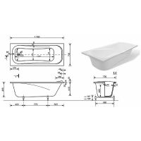 Товар: Ванна из искусственного камня Creto Nova 170x70 23-1112 без гидромассажа - фото 5 Ванна из искусственного камня Creto Nova 170x70 23-1112 без гидромассажа — фото 5, Ванны из искусственного камня