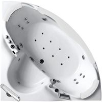 Акриловая ванна Gemy G9025 II O 155x155 с гидромассажем — фото 3, Ванны