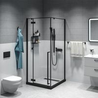 Товар: Душевой уголок Iddis Slide SLI6BS0i23 90x90 профиль Черный стекло прозрачное - фото 2 Душевой уголок Iddis Slide SLI6BS0i23 90x90 профиль Черный стекло прозрачное — фото 2, Квадратные душевые уголки