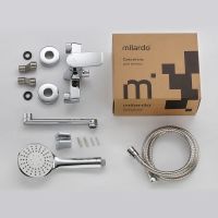 Смеситель для ванны Milardo Demi DEMSB02M02 универсальный Хром — фото 6, Для душа и ванны