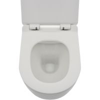 Унитаз AQUAme AQM2010 подвесной Белый глянец с сиденьем Микролифт — фото 3, Подвесные унитазы