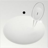 Раковина Reflection Gamma 60 RX6060GM на стиральную машину Белая — фото 4, Раковины