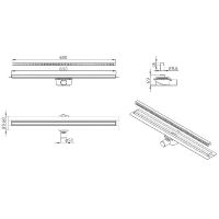 Товар: Душевой лоток ALMAes Bajo 60 BG60BL с решеткой Черный - фото 5 Душевой лоток ALMAes Bajo 60 BG60BL с решеткой Черный — фото 5, Душевые лотки
