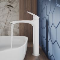 Товар: Смеситель для раковины Milardo Rora RORWT01M01 Белый матовый - фото 5 Смеситель для раковины Milardo Rora RORWT01M01 Белый матовый — фото 5, Смесители для раковины