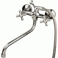 Смеситель для ванны Melodia della vita Galateo MDV40241 универсальный Хром — фото 1, Смеситель для ванны