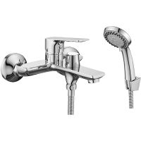 Смеситель для ванны Rossinka RS27-30 Хром — фото 1, Для душа и ванны