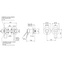 Товар: Смеситель для душа Remer Slash SL93ZP Хром - фото 2 Смеситель для душа Remer Slash SL93ZP Хром — фото 2, Смеситель для душа