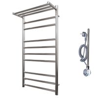 Товар: Полотенцесушитель электрический Point Аврора PN10150PE П9 500x1000 с полкой левый/правый, хром - фото 4 Полотенцесушитель электрический Point Аврора PN10150PE П9 500x1000 с полкой левый/правый, хром — фото 4, Электрические полотенцесушители