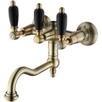 Смеситель для ванны Caprigo Adria-Classic Black Edition 03B-518-vot Бронза — фото 1, Смеситель для ванны