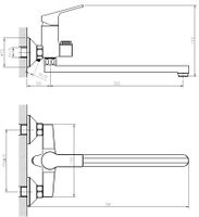 Товар: Смеситель для ванны ESKO Saint-Petersburg SPb 31 универсальный Хром - фото 3 Смеситель для ванны ESKO Saint-Petersburg SPb 31 универсальный Хром — фото 3, Смеситель для ванны