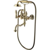 Смеситель для ванны Caprigo Adria-Classic Metal Edition 03M-510-vot Бронза — фото 1, Смеситель для ванны