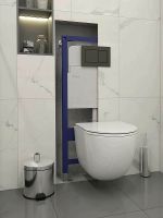 Клавиша смыва Maretti Sofia AC12SF-560 Черная матовая — фото 4, Кнопки смыва