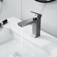 Смеситель для раковины Rose R18T R1801T-1 Оружейная сталь — фото 3, Смесители для раковины