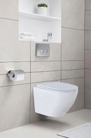 Товар: Унитаз Azario Grado AZ-0046N подвесной Белый с сиденьем Микролифт - фото 3 Унитаз Azario Grado AZ-0046N подвесной Белый с сиденьем Микролифт — фото 3, Подвесные унитазы