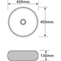 Раковина-чаша Bronze de Luxe 40 1382W Белая — фото 2, Раковины